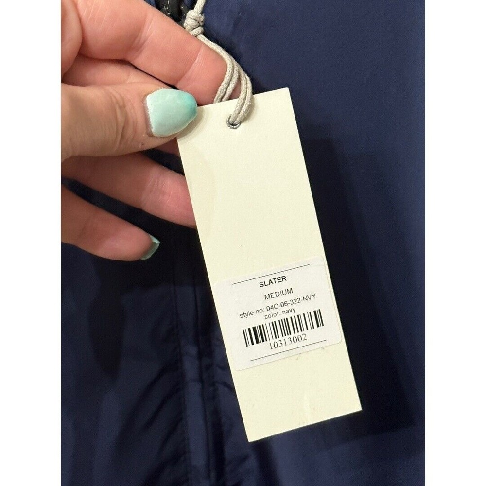 Five Four Los Angeles Men’s Slater Navy Hooded Windbreaker sz MED NWT - Picture 7 of 11